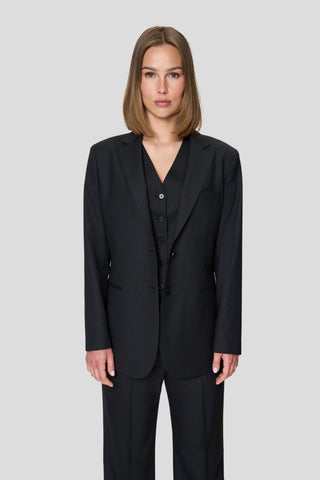 Blazer I – Black Pinstripe Edition