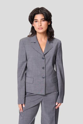Blazer IV – Grey Pinstripe Edition