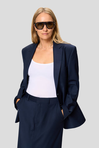Blazer II – Navy Pinstripe Edition