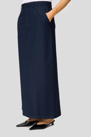 Suit Skirt II – Navy Blue Pinstripe Edition