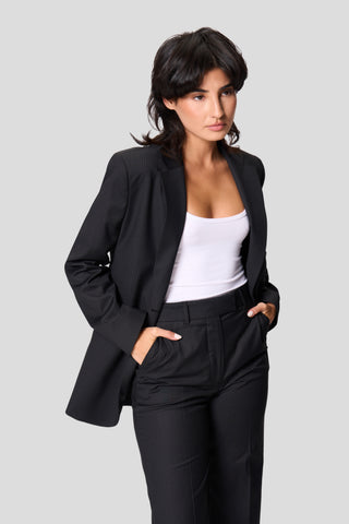 Suit V – Black Pinstripe Edition