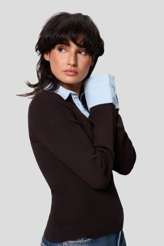 Polo Shirt - Espresso/Blue Edition